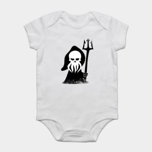 Aqua Grim Reaper Baby Bodysuit